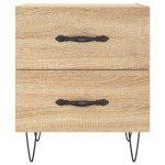 vidaXL Noptiere, 2 buc., stejar sonoma, 40x35x47,5 cm, lemn compozit vidaXL Noptiere, 2 buc., stejar sonoma, 40x35x47,5 cm, lemn compozit