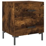vidaXL Noptiere, 2 buc., stejar fumuriu, 40x35x47,5 cm, lemn compozit vidaXL Noptiere, 2 buc., stejar fumuriu, 40x35x47,5 cm, lemn compozit
