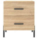 vidaXL Noptiere, 2 buc., stejar sonoma, 40x35x47,5 cm, lemn compozit