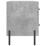 vidaXL Noptieră, gri beton, 40x35x47,5 cm, lemn compozit