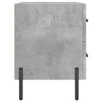 vidaXL Noptiere, 2 buc., gri beton, 40x35x47,5 cm, lemn compozit