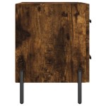 vidaXL Noptiere, 2 buc., stejar fumuriu, 40x35x47,5 cm, lemn compozit vidaXL Noptiere, 2 buc., stejar fumuriu, 40x35x47,5 cm, lemn compozit