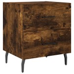 vidaXL Noptiere, 2 buc., stejar fumuriu, 40x35x47,5 cm, lemn compozit vidaXL Noptiere, 2 buc., stejar fumuriu, 40x35x47,5 cm, lemn compozit