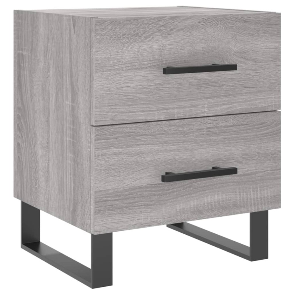 vidaXL Noptieră, gri sonoma, 40x35x47,5 cm, lemn compozit