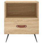 vidaXL Noptiere, 2 buc., stejar sonoma, 40x35x47,5 cm, lemn compozit vidaXL Noptiere, 2 buc., stejar sonoma, 40x35x47,5 cm, lemn compozit
