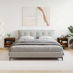 vidaXL Noptiere, 2 buc., stejar fumuriu, 40x35x47,5 cm, lemn compozit vidaXL Noptiere, 2 buc., stejar fumuriu, 40x35x47,5 cm, lemn compozit