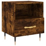 vidaXL Noptiere, 2 buc., stejar fumuriu, 40x35x47,5 cm, lemn compozit vidaXL Noptiere, 2 buc., stejar fumuriu, 40x35x47,5 cm, lemn compozit