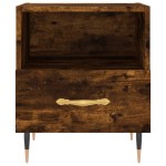 vidaXL Noptiere, 2 buc., stejar fumuriu, 40x35x47,5 cm, lemn compozit vidaXL Noptiere, 2 buc., stejar fumuriu, 40x35x47,5 cm, lemn compozit