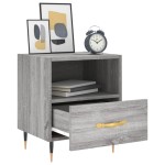 vidaXL Noptiere, 2 buc., gri sonoma, 40x35x47,5 cm, lemn compozit vidaXL Noptiere, 2 buc., gri sonoma, 40x35x47,5 cm, lemn compozit