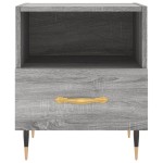 vidaXL Noptiere, 2 buc., gri sonoma, 40x35x47,5 cm, lemn compozit vidaXL Noptiere, 2 buc., gri sonoma, 40x35x47,5 cm, lemn compozit