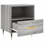 vidaXL Noptiere, 2 buc., gri sonoma, 40x35x47,5 cm, lemn compozit vidaXL Noptiere, 2 buc., gri sonoma, 40x35x47,5 cm, lemn compozit