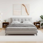 vidaXL Noptiere, 2 buc., stejar fumuriu, 40x35x47,5 cm, lemn compozit vidaXL Noptiere, 2 buc., stejar fumuriu, 40x35x47,5 cm, lemn compozit