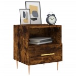 vidaXL Noptiere, 2 buc., stejar fumuriu, 40x35x47,5 cm, lemn compozit vidaXL Noptiere, 2 buc., stejar fumuriu, 40x35x47,5 cm, lemn compozit