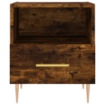 vidaXL Noptiere, 2 buc., stejar fumuriu, 40x35x47,5 cm, lemn compozit vidaXL Noptiere, 2 buc., stejar fumuriu, 40x35x47,5 cm, lemn compozit