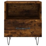 vidaXL Noptiere, 2 buc., stejar fumuriu, 40x35x47,5 cm, lemn compozit vidaXL Noptiere, 2 buc., stejar fumuriu, 40x35x47,5 cm, lemn compozit