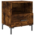 vidaXL Noptiere, 2 buc., stejar fumuriu, 40x35x47,5 cm, lemn compozit vidaXL Noptiere, 2 buc., stejar fumuriu, 40x35x47,5 cm, lemn compozit