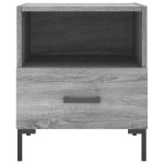 vidaXL Noptiere, 2 buc., gri sonoma, 40x35x47,5 cm, lemn compozit vidaXL Noptiere, 2 buc., gri sonoma, 40x35x47,5 cm, lemn compozit