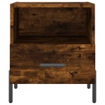 vidaXL Noptiere, 2 buc., stejar fumuriu, 40x35x47,5 cm, lemn compozit vidaXL Noptiere, 2 buc., stejar fumuriu, 40x35x47,5 cm, lemn compozit