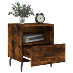 vidaXL Noptiere, 2 buc., stejar fumuriu, 40x35x47,5 cm, lemn compozit vidaXL Noptiere, 2 buc., stejar fumuriu, 40x35x47,5 cm, lemn compozit