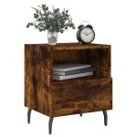 vidaXL Noptiere, 2 buc., stejar fumuriu, 40x35x47,5 cm, lemn compozit vidaXL Noptiere, 2 buc., stejar fumuriu, 40x35x47,5 cm, lemn compozit
