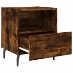 vidaXL Noptiere, 2 buc., stejar fumuriu, 40x35x47,5 cm, lemn compozit vidaXL Noptiere, 2 buc., stejar fumuriu, 40x35x47,5 cm, lemn compozit