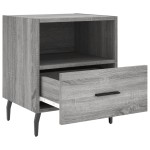 vidaXL Noptiere, 2 buc., gri sonoma, 40x35x47,5 cm, lemn compozit