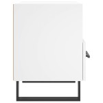 vidaXL Noptieră, alb, 40x35x47,5 cm, lemn compozit