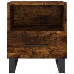 vidaXL Noptiere, 2 buc., stejar fumuriu, 40x35x47,5 cm, lemn compozit vidaXL Noptiere, 2 buc., stejar fumuriu, 40x35x47,5 cm, lemn compozit
