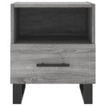 vidaXL Noptiere, 2 buc., gri sonoma, 40x35x47,5 cm, lemn compozit vidaXL Noptiere, 2 buc., gri sonoma, 40x35x47,5 cm, lemn compozit