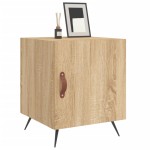 vidaXL Noptiere, 2 buc., stejar sonoma, 40x40x50 cm, lemn compozit vidaXL Noptiere, 2 buc., stejar sonoma, 40x40x50 cm, lemn compozit