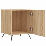 vidaXL Noptiere, 2 buc., stejar sonoma, 40x40x50 cm, lemn compozit vidaXL Noptiere, 2 buc., stejar sonoma, 40x40x50 cm, lemn compozit
