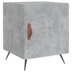 vidaXL Noptieră, gri beton, 40x40x50 cm, lemn compozit