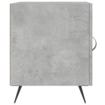 vidaXL Noptieră, gri beton, 40x40x50 cm, lemn compozit
