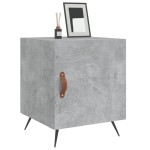 vidaXL Noptiere, 2 buc., gri beton, 40x40x50 cm, lemn compozit vidaXL Noptiere, 2 buc., gri beton, 40x40x50 cm, lemn compozit