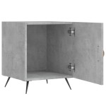 vidaXL Noptiere, 2 buc., gri beton, 40x40x50 cm, lemn compozit vidaXL Noptiere, 2 buc., gri beton, 40x40x50 cm, lemn compozit