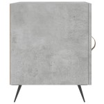 vidaXL Noptiere, 2 buc., gri beton, 40x40x50 cm, lemn compozit vidaXL Noptiere, 2 buc., gri beton, 40x40x50 cm, lemn compozit