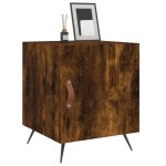 vidaXL Noptiere, 2 buc., stejar fumuriu, 40x40x50 cm, lemn compozit vidaXL Noptiere, 2 buc., stejar fumuriu, 40x40x50 cm, lemn compozit