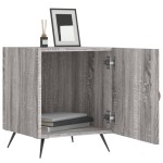 vidaXL Noptiere, 2 buc., gri sonoma, 40x40x50 cm, lemn compozit vidaXL Noptiere, 2 buc., gri sonoma, 40x40x50 cm, lemn compozit