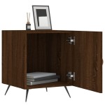 vidaXL Noptiere, 2 buc., stejar maro, 40x40x50 cm, lemn compozit vidaXL Noptiere, 2 buc., stejar maro, 40x40x50 cm, lemn compozit