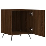 vidaXL Noptiere, 2 buc., stejar maro, 40x40x50 cm, lemn compozit vidaXL Noptiere, 2 buc., stejar maro, 40x40x50 cm, lemn compozit