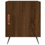vidaXL Noptiere, 2 buc., stejar maro, 40x40x50 cm, lemn compozit vidaXL Noptiere, 2 buc., stejar maro, 40x40x50 cm, lemn compozit