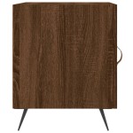 vidaXL Noptiere, 2 buc., stejar maro, 40x40x50 cm, lemn compozit vidaXL Noptiere, 2 buc., stejar maro, 40x40x50 cm, lemn compozit