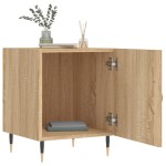 vidaXL Noptiere, 2 buc., stejar sonoma, 40x40x50 cm, lemn compozit vidaXL Noptiere, 2 buc., stejar sonoma, 40x40x50 cm, lemn compozit