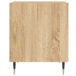 vidaXL Noptiere, 2 buc., stejar sonoma, 40x40x50 cm, lemn compozit vidaXL Noptiere, 2 buc., stejar sonoma, 40x40x50 cm, lemn compozit