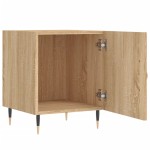 vidaXL Noptiere, 2 buc., stejar sonoma, 40x40x50 cm, lemn compozit vidaXL Noptiere, 2 buc., stejar sonoma, 40x40x50 cm, lemn compozit
