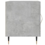 vidaXL Noptiere, 2 buc., gri beton, 40x40x50 cm, lemn compozit