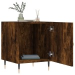 vidaXL Noptiere, 2 buc., stejar fumuriu, 40x40x50 cm, lemn compozit vidaXL Noptiere, 2 buc., stejar fumuriu, 40x40x50 cm, lemn compozit