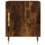 vidaXL Noptiere, 2 buc., stejar fumuriu, 40x40x50 cm, lemn compozit vidaXL Noptiere, 2 buc., stejar fumuriu, 40x40x50 cm, lemn compozit