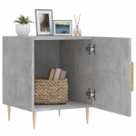 vidaXL Noptiere, 2 buc., gri beton, 40x40x50 cm, lemn compozit vidaXL Noptiere, 2 buc., gri beton, 40x40x50 cm, lemn compozit