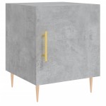 vidaXL Noptiere, 2 buc., gri beton, 40x40x50 cm, lemn compozit vidaXL Noptiere, 2 buc., gri beton, 40x40x50 cm, lemn compozit